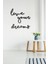 Ahşap Siyah Live Your Dreams Duvar Tablosu 2