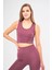 Kolsuz Sporcu Baskılı Crop - Pembe 2