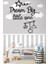 Siyah Ahşap Dream Big Little One Duvar Dekoru Çocuk Odası Anaokulu Için 100 x 100 Mdf Tablo 3