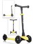 Işıklı Scooter, 3 Tekerli Yükseklik Ayarlı Çocuk Scooter, Sarı 2