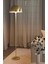 Modern Tasarım Mars Dekoratif Lambader Ayaklı Abajur Metal Eskitme Gold 1