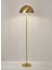 Modern Tasarım Mars Dekoratif Lambader Ayaklı Abajur Metal Eskitme Gold 2