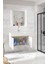 Viola-M 80 cm Komple Mdf Banyo Dolabı, Seramik Lavabolu Banyo Dolabı Seti Hazır Kurulu-B-Sa 2