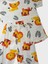 Erkek Çocuk Beyaz Renk Safari Aslan Desenli Kısa Kollu Şortlu Yazlık Pijama Takımı 2