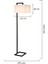 Modern ayaklı oturma odası lambası, metal malzeme, yüksekliği 151-200 cm 3