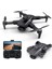 Hd Dual Kamera Katlanır Çantalı Drone Seti Siyah Fırçasız Motor Geri Dönüş Özellikli 2
