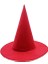 Kırmızı Renk Keçe Cadı Şapkası Yetişkin Çocuk Uyumlu 35X38 cm 1