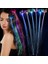 LED Fiber Optik Işıklı Kelebek Saç Klipsi 1