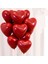 Lateks Kırmızı Kalpli 10'' 25 cm Balon 2