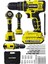 Menashop Metrashop Alman 58 V 5 Ah Darbeli Lityum Çift Akülü Sjs Metal Şanzıman Şarjlı Vidalama Matkap 24 Pcs Set - ST0518R215400342 1
