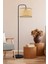 Suitable Metal Gövdeli Rattan Hasır Başlık Çok Amaçlı Lambader Salon Köşe Lambası 1