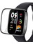 Xiaomi Redmi Watch 3 Lite Tam Kaplayan Temperli Cam Full Ekran Koruyucu Siyah 1