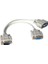 x VGA Erkek / 2 x VGA Dişi 30 cm VGA Çatal Kablo * Platoon PL-7275 (5064) 1