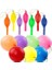 10 Adet Lastikli Zıpzıp Balon Ipli Punch Panç Büyük Balon 4