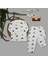 Kız Çocuk Kalp Baskılı Pijama Takımı 1