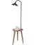 Modern Siyah Ahşap Ayaklı Tripod Lambader, Yükseklik 101-150 cm 2
