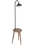 Modern Siyah Ahşap Ayaklı Tripod Lambader, Yükseklik 101-150 cm 3