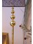 Gold Kaplama Üçlü Küre Modern Metal Lambader - Başlık Rengi Kahve Kırçıl’dır. 4