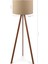 Modern üç ayaklı ahşap lambader, şık tasarım, yüksekliği 101-150 cm 2