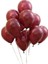 100 Adet Metalik Bordo Balon Helyum Gazı Uyumlu Shıny Metallıc Balloon Bordo Parlak Metalik Balon 1