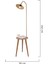 Doğal Ahşap Modern Ayaklı Şık Abajur Lambader, Metal, Tripod, Yerden Yükseklik: 101-150 cm 5