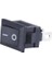 Hsyn Tk 91 IC-120 Yükseltici Anahtarı 2 Pin Siyah 3AMPER - 250VOLT Akdenizpos Yeni 2