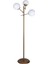 Eskitme Gold Üçlü Metal Lambader, Yükseklik 151-200 cm, Yerden Yüksek Model 2