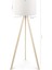 Pratik Ahşap Tripod Lambader, Kumaş, Yerden Yükseklik 101-150 cm 2