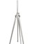 Krom Kaplama Metal Tripod Boyu Ayarlanabilir Lambader - Siyah 2