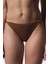 Kahverengi Libby Side Tokalı Slip Bikini Altı 7