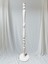 Beyaz Ahşap Lambader Ayağı 1.40 cm (Yarı Monteli Gönderilir.) 1