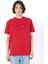 Bisiklet Yaka Baskılı Kırmızı Erkek T-Shirt M5SM-TST1290 3