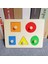 Çocuk Montessori Educational Çok Geometrik Şekli Renk Sıra Bulmaca Ahşap Boza Oyun ı XL10904 (Yurt Dışından) 1