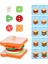 Montessori Ahşap Burger Yetişkinler ve Oyuncak Yığınlı Oyuncak Okul Öncesi Eğitim ı Güzel Motor Beceri Toy Hamburger (Yurt Dışından) 1