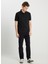 Siyah Erkek Regular Fit Polo T-Shirt W2510720001 1