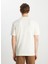 Bisiklet Yaka Kırık Beyaz Erkek T-Shirt MW7NM20387742L Relaxed Fit Small 5