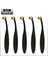 Pet Gözyaşı Lekesi Çıkarma Fırçası Göz Temizleme Gözyaşı Pozu Fırçası Göz Kaka Fırçası Makyaj Fırçası ve Kedi Renk Göz Temizleme Aracı 5 Pcs (Yurt Dışından) 1