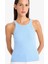 Slim Fit Dar Kesim Halter Yaka Fitilli Kaşkorse Atlet E2176AX25SP 1