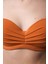 Turuncu Lotus Push Up Balenli Balconette Bikini Üstü 3