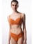 Turuncu Lotus Push Up Balenli Balconette Bikini Üstü 4