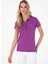 Polo Yaka Açık Mor Kadın T-Shirt GTP-IY025 1