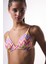 Zigzag Triangle Fit Çok Renkli Bikini Üstü 1