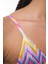 Zigzag Triangle Fit Çok Renkli Bikini Üstü 4