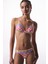 Zigzag Triangle Fit Çok Renkli Bikini Üstü 5