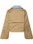 Açık Krem Kadın Mont Yastrenchy Ls Short Trenchcoat 1
