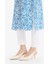 Regular Fit Desenli Dik Yaka Uzun Kollu Diz Altı Tunik D9861AX25SM 5