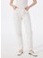 Standart Bel Normal Paça Mom Fit Beyaz Kadın Denim Pantolon Charlotte TAPERED-1011 3
