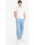 %100 Pamuk Relaxed Slouchy Fit Rahat Kesim Düz Paça Jean Pantolon E2906AX25SP 3