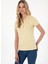 Polo Yaka Açık Haki Kadın T-Shirt GTP-IY025 2