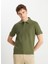 Haki Regular Fit Erkek T-Shirt W2510720308 2